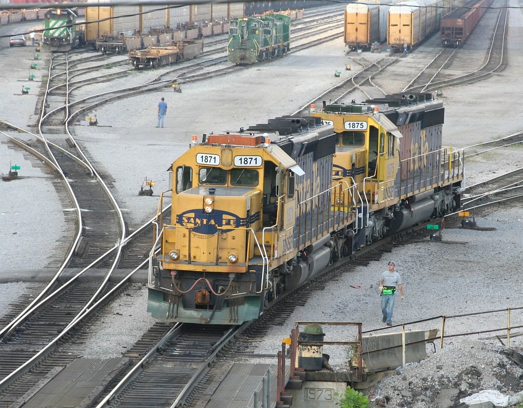 BNSF yard jobs with BSRR transfer